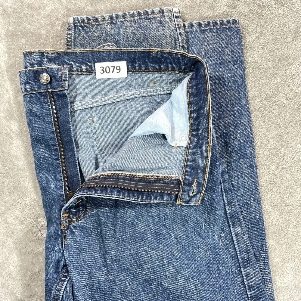 Vtg Levi's 505 Jeans Mens 34x31 Blue Acid Wash Orange Tab Straight Leg‎ Vintage